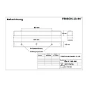 Frisch-Licht LED Damp-proof luminaire, prismatic, 35W, 3000K, 5000lm, IP50, white