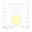 Frisch-Licht LED Damp-proof luminaire, prismatic, 35W, 3000K, 5000lm, IP50, white