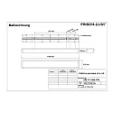 Frisch-Licht LED Wannenleuchte, IP54 IK10, 116cm, schaltbar, weiß, 30W 4000K 3700lm