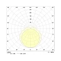 Frisch-Licht LED Damp-proof luminaire, 54W, 3000K, 6300lm, IP50, opal, white