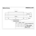 Frisch-Licht LED Damp-proof luminaire, prismatic, 54W, 3000K, 6900lm, IP50, white
