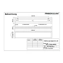 Frisch-Licht LED Wannenleuchte, IP40 IK07, konvex, DALI dimmbar, weiß, 144cm, 40W 3000K 4800lm