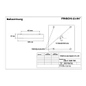 Frisch-Licht LED Wannenleuchte, IP50, kantig, quadratisch, prismatisch, weiß, 65x65cm, 56W 3000K 7000lm