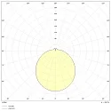 Frisch-Licht Abdeckung für LED Wand-/Deckenleuchte, Ø 48cm, bombiert, IK02, PMMA, seidenmatt