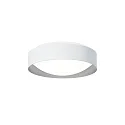 LED Wand-/Deckenleuchte PREMIUM ARCHITEKTUR, Ø 30,8cm, 18W, 3000K, 2100lm, IP40, IK02, CASAMBI/Bluetooth, weiß/metallgrau