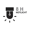 Notlichtsatz für LED Wand-/Deckenleuchte, 8 Stunden, in der Leuchte verbaut