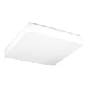 wall and ceiling luminaire 45cm square IP54, white dimmable
