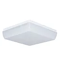 LED Wand-/Deckenleuchte, 33cm, quadratisch, 120°, 12W, 4000K, 1500lm, IK10, IP54, schaltbar, weiß