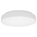 Abdeckung für LED Wand-/Deckenleuchte, Ø 58cm, zylindrisch, IK08, PC, seidenmatt