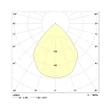 Frisch-Licht LED Einbau-Downlight, IP20 IK02, rund, Reflektor facettiert, UGR<19, schaltbar, weiß, Ø 17cm, 10W 4000K 1000lm 90°