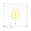 Frisch-Licht LED Einbau-Downlight, IP20 IK02, rund, Reflektor hochglänzend, UGR <19, schaltbar, weiß, Ø 17cm, 10W 4000K 1000lm 60°