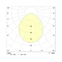 Frisch-Licht LED Einbau-Downlight, IP44 IK02, rund, rückversetzt, opal, DALI dimmbar, weiß, Ø 22cm, 22W 3000K 2200lm 90°