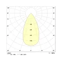 Frisch-Licht LED Einbau-Downlight, IP44, rund, mikroprismatisch, UGR <19, schaltbar, weiß, Ø 22cm, 19W 3000K 1700lm