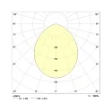 LED Einbau-Downlight, IP44 IK02, rund, rückversetzt, opal, DALI dimmbar, weiß, Ø 33cm, 28W 3000K 2800lm 90°