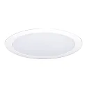 LED Einbau-Downlight, IP44 IK05, flach, rund, Ø30cm, 700mA (exkl. BG), dimmbar, weiß / opal, 25W 4000K 3100lm 110°
