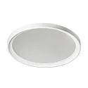 recessed luminaire Ø 17cm round, DALI controllable, microprismatic IP65, white dimmable 15W 1800lm 4000K 60° 60°