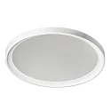 recessed luminaire Ø 22,5cm round, DALI controllable, microprismatic IP65, white dimmable 20W 2500lm 4000K 60° 60°