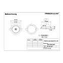 Frisch-Licht LED Einbau-Downlight, IP20, rund, Ø 8.4cm, GU10 (inkl.), 30° schwenkbar, 5W 3000K 500lm 45°, chrom