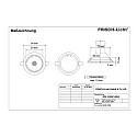 Frisch-Licht LED Einbau-Downlight, IP20, rund, Ø 8.4cm, GU10 (inkl.), 30° schwenkbar, 5W 4000K 500lm 45°, chrom
