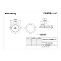 Frisch-Licht LED Einbau-Downlight, IP20, rund, Ø 8.4cm, GU10 (inkl.), 30° schwenkbar, 7W 4000K 600lm 45°, chrom