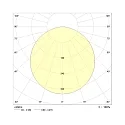 Frisch-Licht LED Einbau-Optikleuchte, schmale Ausführung, IP40, opal, schaltbar, weiß, 124.5cm, 39W 3000K 4200lm