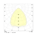 LED Einlege-Rasterleuchte, Modul 625, IP20, UGR < 16, 2 Raster, Darklight-Effekt,weiß, 30W 4000K 3800lm