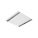 LED Einlege-/Einbau-Rasterleuchte, IP20, 62x62cm, 2 Raster, UGR <19, DALI dimmbar, weiß, 37W 4000K 4000lm