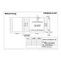 LED Einlege-/Einbau-Rasterleuchte, IP20, 62x62cm, 2 Raster, UGR <19, DALI dimmbar, weiß, 37W 4000K 4000lm