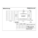 Frisch-Licht LED Insert / Recessed grid luminaire, 32/46/66W, 4000K, 6400lm, IP20, UGR < 19, white
