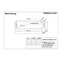 Frisch-Licht LED Hallen-Flächenleuchte bis ca. 8m, IP40 IK04, Breite 42cm, DALI dimmbar, weiß, 122x42cm, 127W 4000K 18600lm 85°