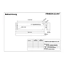 LED Hallen-Flächenleuchte für ca. 16m, IP40 IK04, Breite 59.5cm, DALI dimmbar, weiß, 122x59.5cm, 276W 4000K 39800lm 40°