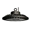 LED Hallentiefstrahler STANDARD, IP65 IK08, direkt, flickerfrei, schaltbar On-Off, schwarz, Ø 32cm, 160W 4000K 25600lm 90°