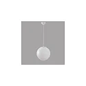 LED Ball Pendant luminaire glass, 29W, 4000K, 3600lm, IP40, white