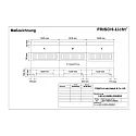 Frisch-Licht LED Lichtband Aufbau-/Pendel-Rasterleuchte, IP20, direkt, UGR <19, DALI dimmbar, weiß, Ende, 142.5cm, 33W 4000K 4300lm