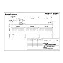 Frisch-Licht LED Light strip Pendant grid luminaire direct / indirect, 39W, 4000K, 5100lm, IP20, UGR < 19, DALI dimmable, white