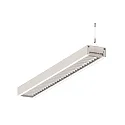 LED Lichtband Pendel-Rasterleuchte, IP20, direkt / indirekt, UGR <19, schaltbar, weiß, Mitte, 113cm, 39W 4000K 5100lm