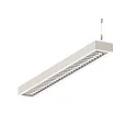 LED Lichtband Pendel-Rasterleuchte, IP20, direkt / indirekt, UGR <19, DALI dimmbar, weiß, Anfang, 114.5cm, 67W 3000K 8700lm