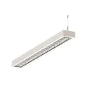 LED Light strip Pendant grid luminaire direct / indirect, 67W, 4000K, 8700lm, IP20, UGR < 19, DALI dimmable, white