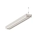 LED Lichtband Pendel-Rasterleuchte, IP20, direkt / indirekt, UGR <19, DALI dimmbar, weiß, Mitte, 141cm, 49W 4000K 6400lm