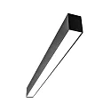light bar MICROPAL®, UGR<19 / 1127MM / 830 surface-mounted version, DALI controllable, direct IP40, black 