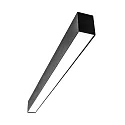 light bar MICROPAL®, UGR<19 / 1407MM / 830 surface-mounted version, DALI controllable, direct IP40, black 