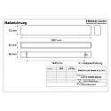 Frisch-Licht light bar MICROPAL®, UGR<19 / 1687MM / 830 surface-mounted version, DALI controllable, direct IP40, white dimmable