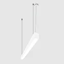 light bar MICROPAL®, UGR<19 / 1127MM / 830 DALI controllable, direct, with suspension kit IP40, white dimmable