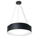 LED Pendelleuchte PREMIUM ARCHITEKTUR, Ø 30,8cm, 18W, 3000K, 2100lm, IP20, IK02, TRIAC, schwarz/schneeweiß