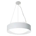 LED Pendelleuchte PREMIUM ARCHITEKTUR, Ø 30,8cm, 18W, 3000K, 2100lm, IP20, IK02, 1-10V, weiß/schneeweiß