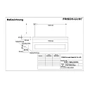 Frisch-Licht LED Pendelleuchte, direkt / indirekt, IP20, schaltbar opal, DALI dimmbar, weiß, 130cm, 28W 3000K 3800lm