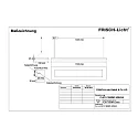 Frisch-Licht LED Pendant luminaire direct / indirect, 28W, 4000K, 4200lm, IP20, UGR < 19, DALI dimmable, white