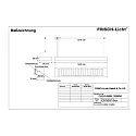Frisch-Licht LED Pendant grid luminaire direct / indirect, 84W, 4000K, 11000lm, IP20, UGR < 19, DALI dimmable, white