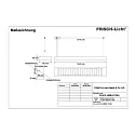 LED Pendel-Rasterleuchte direkt / indirekt, 144cm, IP20, UGR <19, schaltbar, weiß, 84W 4000K 11000lm