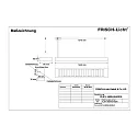 Frisch-Licht LED Pendel-Rasterleuchte direkt / indirekt, 144cm, IP20, UGR <19, DALI dimmbar, weiß, 49W 3000K 6400lm